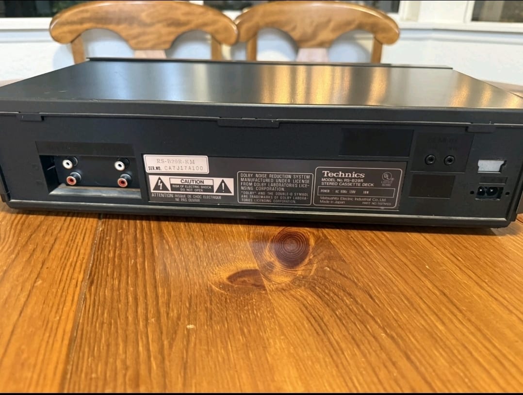 Technics RS-B29R tape deck — Image 7