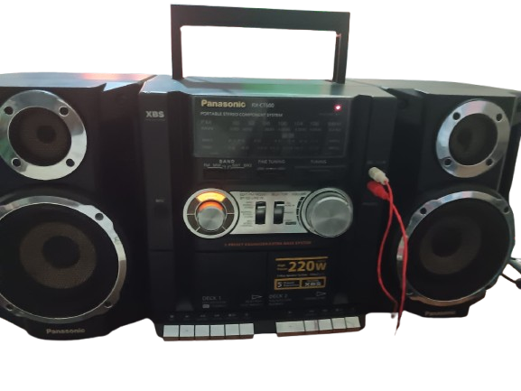 Panasonic CT600 Twin Tape Deck Boombox — Image 2