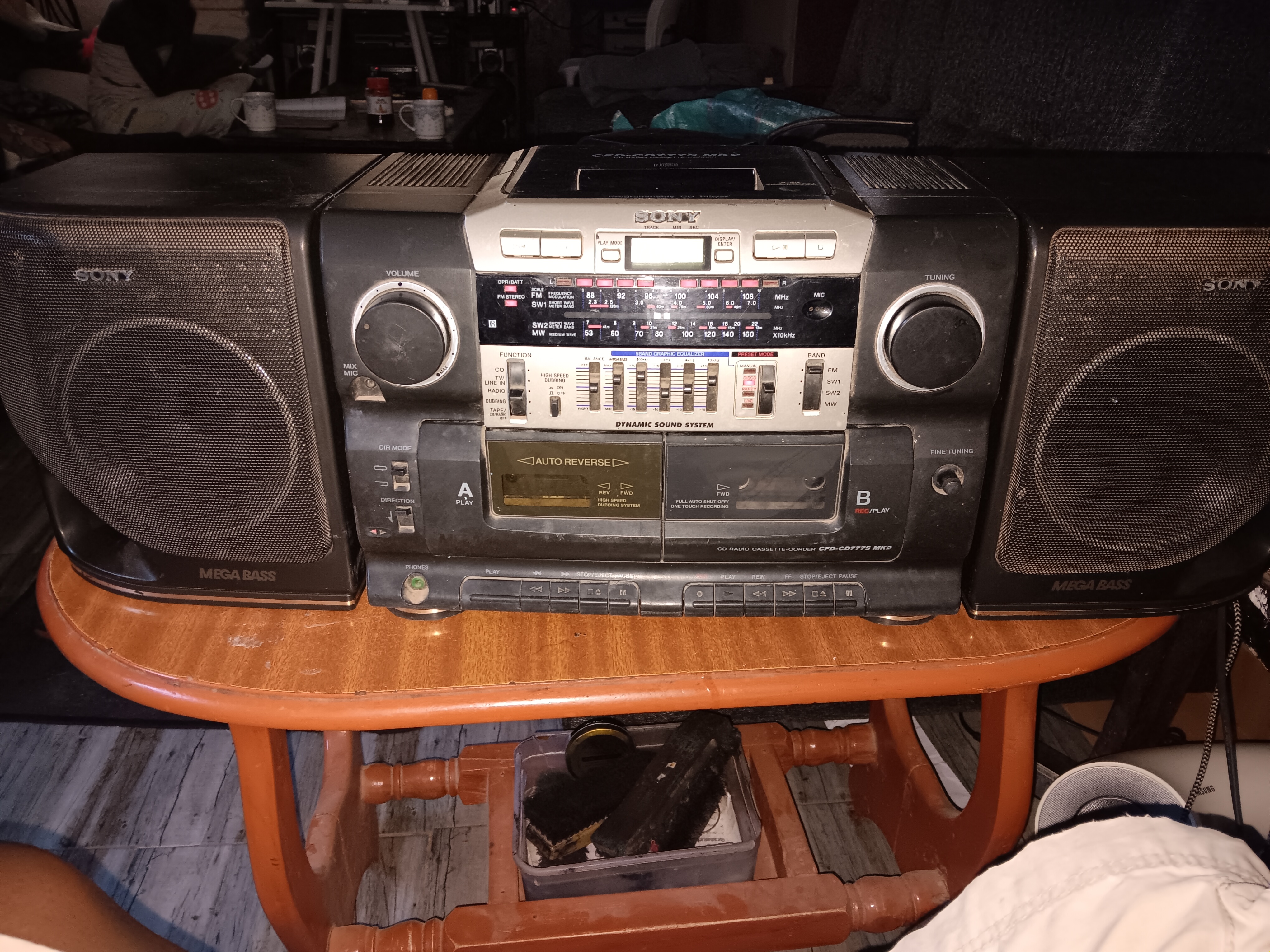 Sony CFD-777S Twin Deck Boombox — Image 4